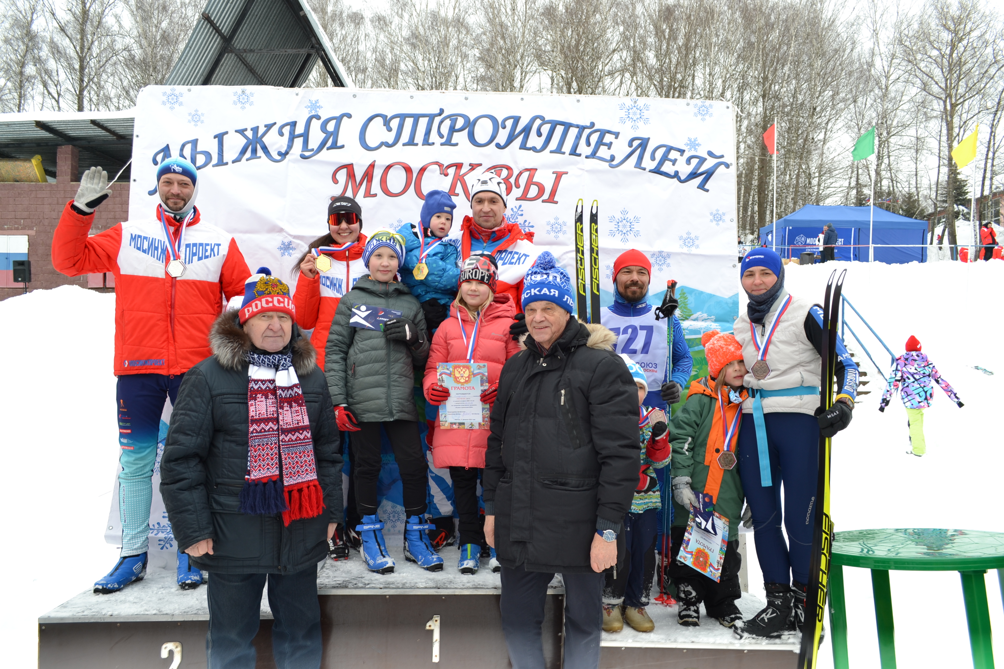 В столице прошла традиционная «Лыжня строителей»