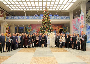 Посещение Кремлёвской Елки лидерами Московских профсоюзов