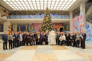 Посещение Кремлёвской Елки лидерами Московских профсоюзов