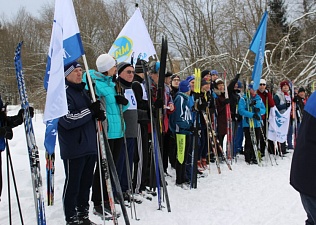 XVII  традиционные соревнования МГО Профавиа по лыжным гонкам 