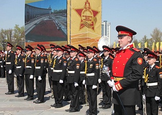 6 мая на Поклонной горе состоялся IV Московский парад кадет «Не прервется связь поколений!»